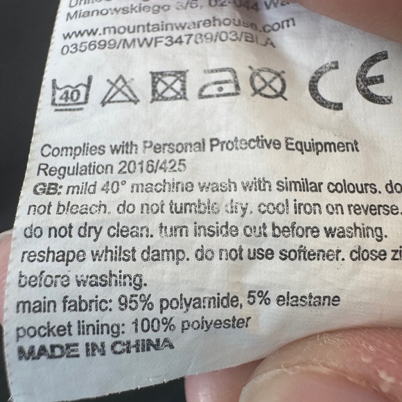 Mountain Warehouse Hiking Pants Black - Picture 10 of 11